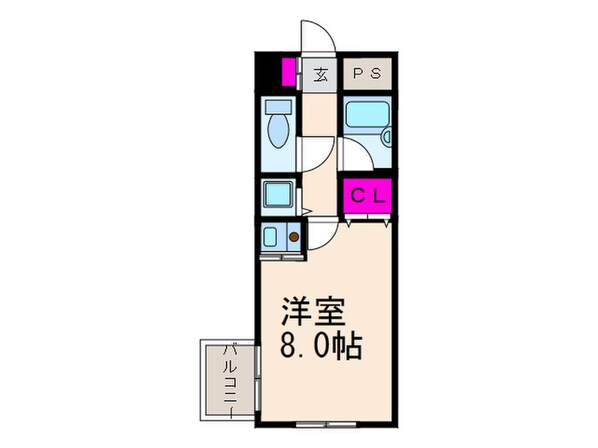 プレジ－ル高槻の物件間取画像